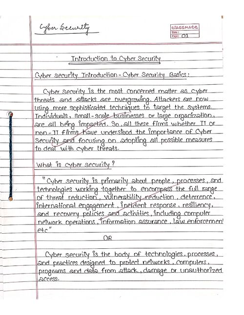 Preview of Cybersecurity Term Work - Common
