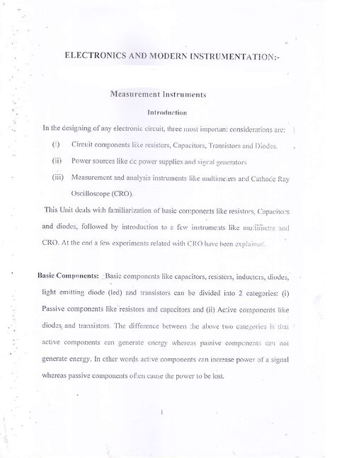 Preview of Summer Internship - Electronics Engineering