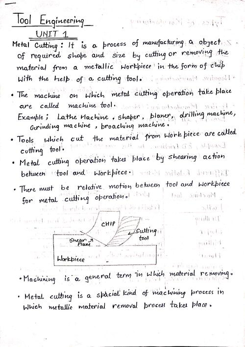 Preview of Tool Engineering - Mechanical Engineering