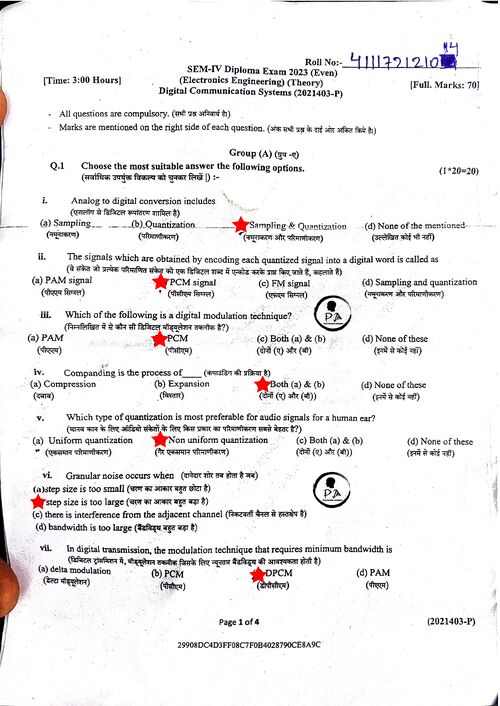 Preview of DCS 2023 (Even) - Electronics Engineering