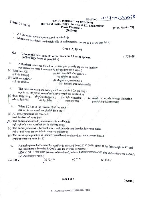 Preview of Power Electronics 2022 (even) - Electrical Engineering