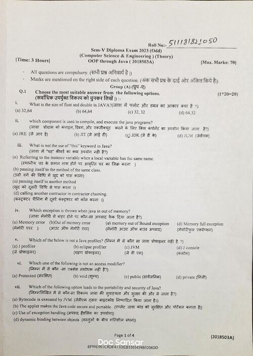 Preview of OOP through Java 2023 Odd - Computer Science & Engineering