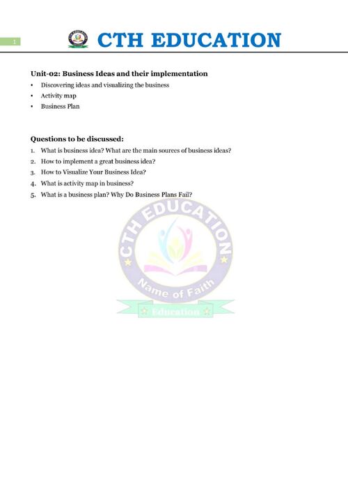 Preview of Emtreprenuership & Start-ups Unit-2 - Common