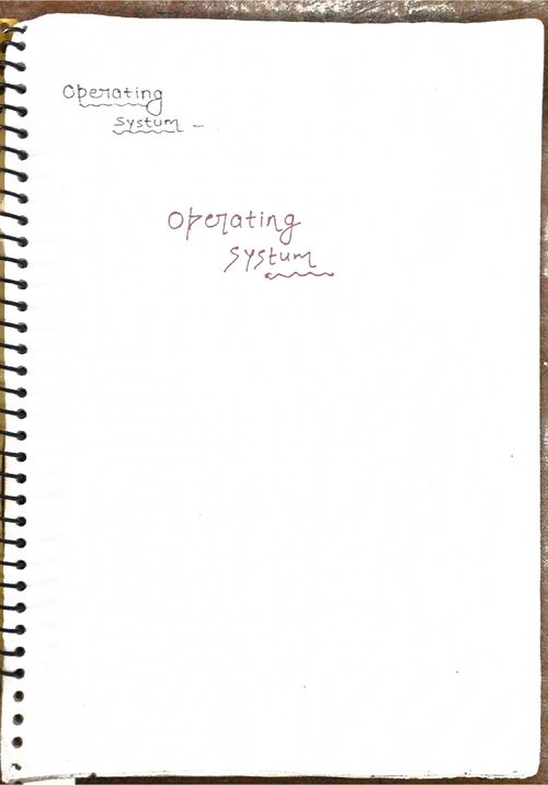 Preview of Unit 1 Operating System New Syllabus - Computer Science & Engineering